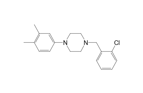 1-(2-Chlorobenzyl)-4-(3,4-dimethylphenyl)piperazine