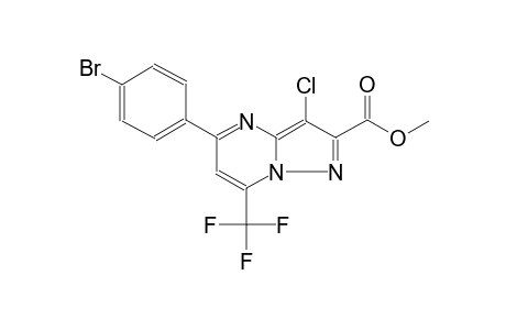 methyl 5-(4-bromophenyl)-3-chloro-7-(trifluoromethyl)pyrazolo[1,5-a]pyrimidine-2-carboxylate