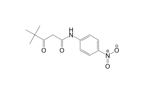 Pentanamide, 4,4-dimethyl-N-(4-nitrophenyl)-3-oxo-