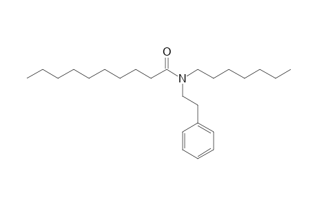 Decanamide, N-(2-phenylethyl)-N-heptyl-