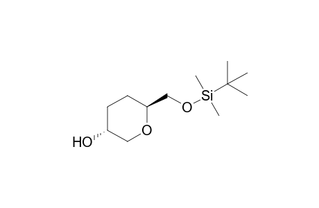 1,5-Anhydro-3,4-dideoxy-6-O-[(1,1-dimethyl)ethyldimethyl]silyl-D-erythro-hexitol