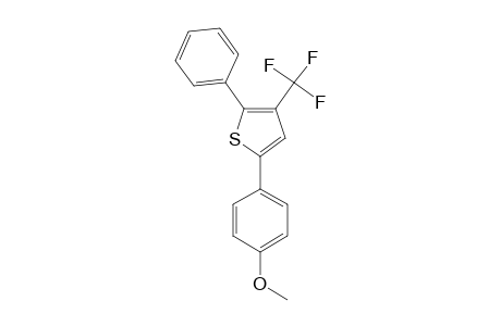 5-(4-METHOXYPHENYL)-2-PHENYL-3-TRIFLUOROMETHYL-THIOPHENE
