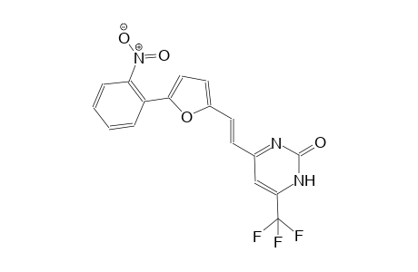 4-[(E)-2-[5-(2-nitrophenyl)-2-furanyl]ethenyl]-6-(trifluoromethyl)-1H-pyrimidin-2-one