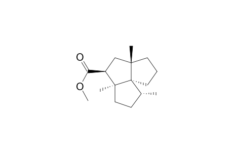 Cyclopenta[c]pentalene-4-carboxylic acid, decahydro-1,3a,5a-trimethyl-, methyl ester, (1.alpha.,3a.alpha.,4.beta.,5a.beta.,8aR*)-(.+-.)-