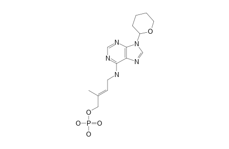 [(E)-2-methyl-4-[[9-(oxan-2-yl)purin-6-yl]amino]but-2-enyl] dihydrogen phosphate