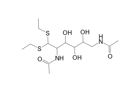 Idose, 2,6-diacetamido-2,6-dideoxy-, diethyl mercaptal, L-