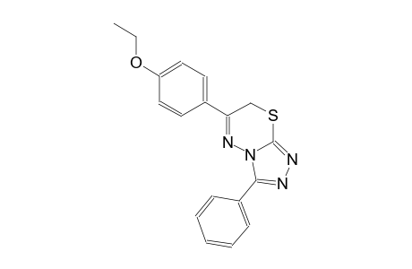6-(4-ethoxyphenyl)-3-phenyl-7H-[1,2,4]triazolo[3,4-b][1,3,4]thiadiazine