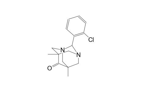 2-(2-chlorophenyl)-5,7-dimethyl-1,3-diazatricyclo[3.3.1.1~3,7~]decan-6-one