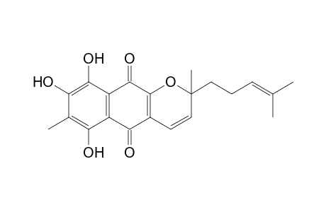 6,8,9-Trihydroxy-2,7-dimethyl-2-(4-methyl-3-pentenyl)-2H-naphtho[2,3-b]pyran-5,10-dione
