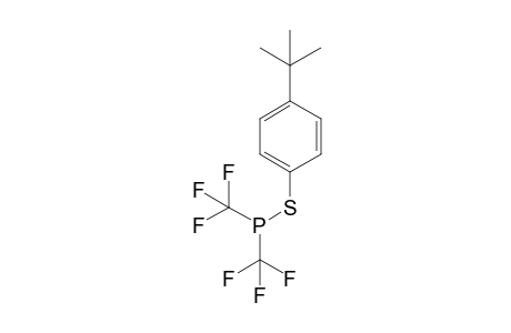 (4-tert-butylphenylthio)bis(trifluoromethyl)phosphine