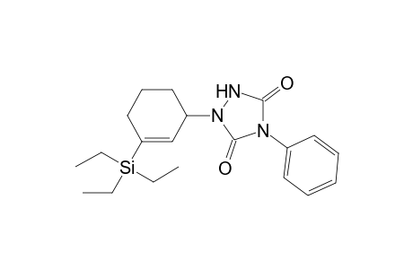 4-Phenyl-1-(3-triethylsilylcyclohex-2-enyl)-1,2,4-triazolidine-3,5-dione