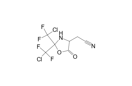 4-Oxazolidineacetonitrile, 2,2-bis(chlorodifluoromethyl)-5-oxo-