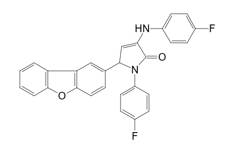 2H-Pyrrol-2-one, 5-benzo[b]benzofuran-2-yl-1-(4-fluorophenyl)-3-[(4-fluorophenyl)amino]-1,5-dihydro-