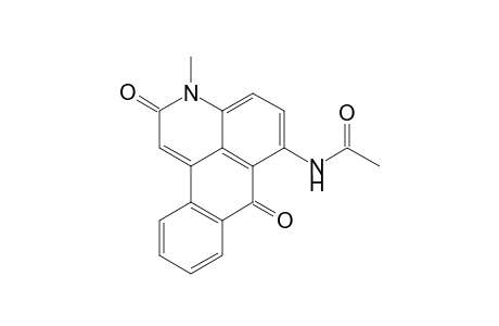 N-(3-Methyl-2,7-dioxo-2,7-dihydro-3H-naphtho[1,2,3-de]quinolin-6-yl)-acetamide