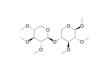 Methyl-2,3-di-O-methyl-4-O-(2,3,4-tri-O-methyl-beta-D-xylopyranosyl)-beta-D-xylopyranoside