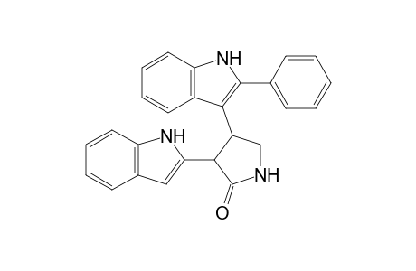 3-(2-1H-Indolyl)-4-(2-phenyl-1H-indol-3-yl)-2-pyrrolidinone