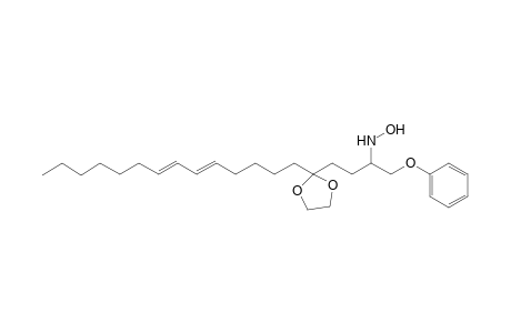 18-Hydroxyamino-15-ethylidenedioxy-19-phenoxynanadeca-7,9-diene