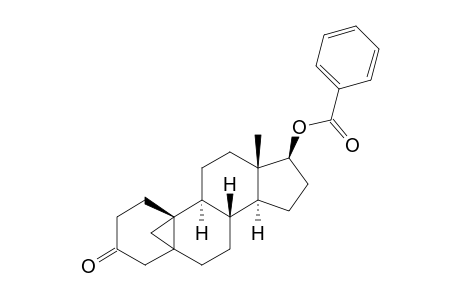 5,19-Cycloandrostan-3-one, 17-(benzoyloxy)-, (17.beta.)-