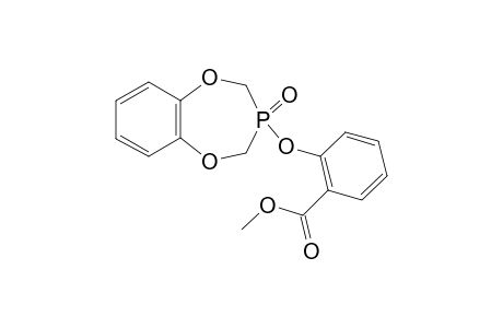 Benzoic acid, 2-[(3,4-dihydro-2H-1,5,3-benzodioxaphosphepin-3-yl)oxy]-, methyl ester, p-oxide