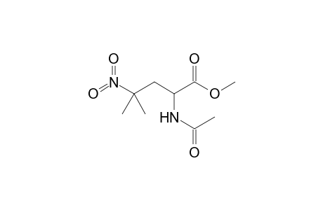 2-Acetamido-4-methyl-4-nitro-valeric acid methyl ester