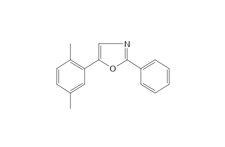 2-PHENYL-5-(2,5-XYLYL)OXAZOLE