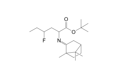 t-Butyl 4'-fluoro-2-(1",7",7"-trimethylbicyclo[2.2.1]hept-2"-ylidene)aminohexanoate
