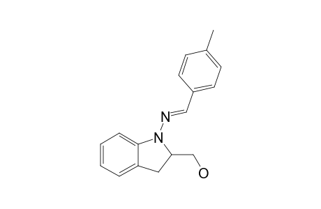 2-Hydroxymethyl-1-(4-methylbenzylideneamino)indoline