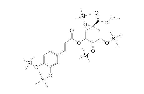 Pentatrimethylsilyl-3-O-caffeoyl-D-quinic acid ethyl ester