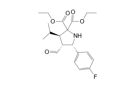 Diethyl (3R,4R,5S)-5-(4-Fluorophenyl)-4-formyl-3-isopropylpyrrolidine-2,2-dicarboxylate
