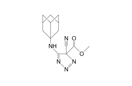 5-(1-Adamantylamino)-4-cyano-4H-1,2,3-triazole-4-carboxylic acid, methyl ester