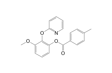 3-Methoxy-2-(pyridin-2-yloxy)phenyl 4-methylbenzoate