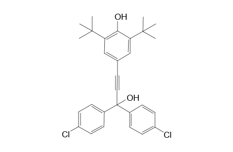 2,6-Di-tert-butyl-4-[3-hydroxy-3,3-bis(4-chlorophenyl)propynyl]-2,5-cyclohexadien-1-ol