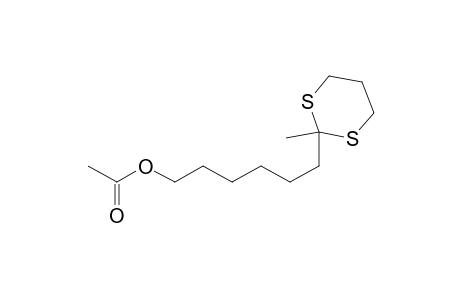 6-(2-Methyl-1,3-dithian-2-yl)hexyl acetate