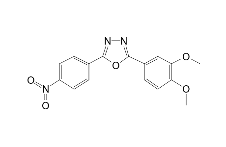 2-(3,4-Dimethoxyphenyl)-5-(4-nitrophenyl)-1,3,4-oxadiazole