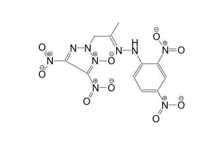 2-propanone, 1-(4,5-dinitro-1-oxido-2H-1,2,3-triazol-2-yl)-, (2,4-dinitrophenyl)hydrazone, (2E)-