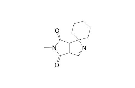 Spiro[cyclohexyl,1'-3,-3a,4,6,6a-tetrahydro-5-methyl-3H-pyrrolo[3,4-c]pyrrol-4,6-dione