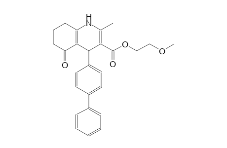 3-quinolinecarboxylic acid, 4-[1,1'-biphenyl]-4-yl-1,4,5,6,7,8-hexahydro-2-methyl-5-oxo-, 2-methoxyethyl ester