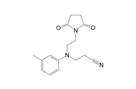 N-(2-(n-2(cyanoethyl)-m-toluidino)ethyl)succinimide