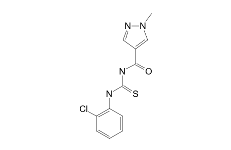 N-[(1-METHYL-1H-PYRAZOLE-4-YL)-CARBONYL]-N'-(2-CHLOROPHENYL)-THIOUREA