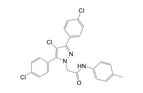 2-[4-chloro-3,5-bis(4-chlorophenyl)-1H-pyrazol-1-yl]-N-(4-methylphenyl)acetamide