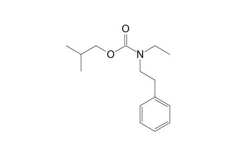 Carbonic acid, monoamide, N-(2-phenylethyl)-N-ethyl-, isobutyl ester