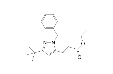Ethyl (2E)-3-(1-benzyl-3-tert-butyl-1H-pyrazol-5-yl)prop-2-enoate