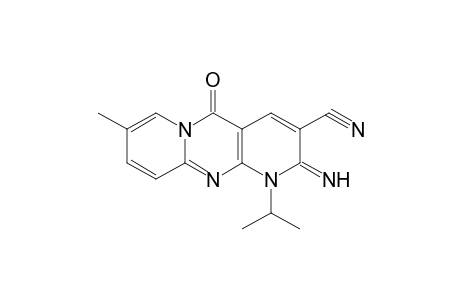 2-Imino-1-isopropyl-8-methyl-5-oxo-1,5-dihydro-2H-dipyrido[1,2-a:2,3-d]pyrimidine-3-carbonitrile