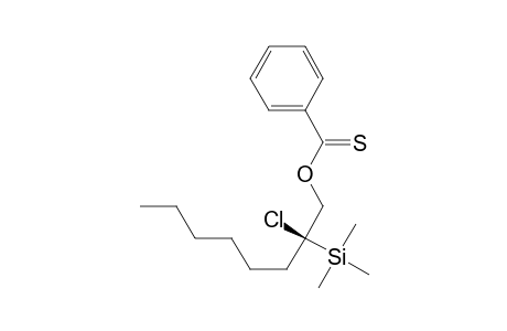 Benzenecarbothioic acid, S-[2-chloro-2-(trimethylsilyl)octyl]ester