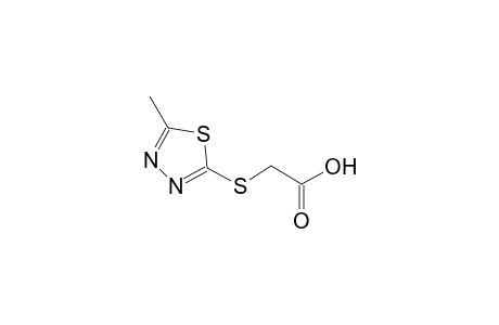 [(5-Methyl-1,3,4-thiadiazol-2-yl)sulfanyl]acetic acid