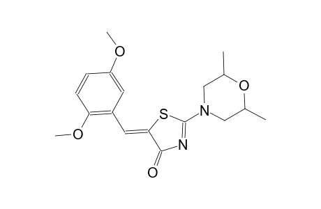 (5Z)-5-(2,5-dimethoxybenzylidene)-2-(2,6-dimethyl-4-morpholinyl)-1,3-thiazol-4(5H)-one