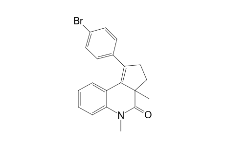 1-(4-Bromophenyl)-3a,5-dimethyl-3,3a-dihydro-2H-cyclopenta[c]quinolin-4(5H)-one
