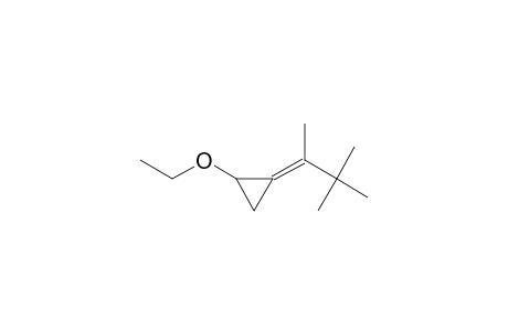 Cyclopropane, ethoxy(1,2,2-trimethylpropylidene)-, (E)-
