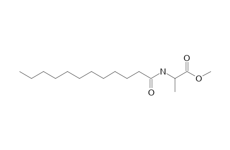 METHYL-2-(DODECANOYLAMINO)-PROPANOATE;N-DODECANOYL-ALANINE-METHYLESTER