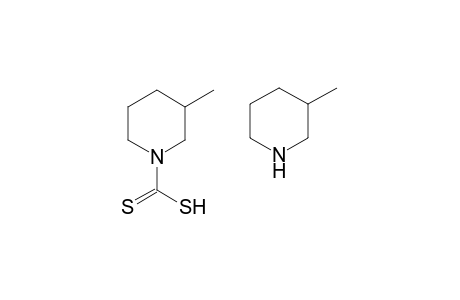 3-METHYL-1-PIPERIDINECARBODITHIOIC ACID, COMPOUND WITH 3-PICOLINE (1:1)